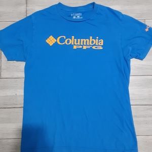 Columbia tshirt blue size medium